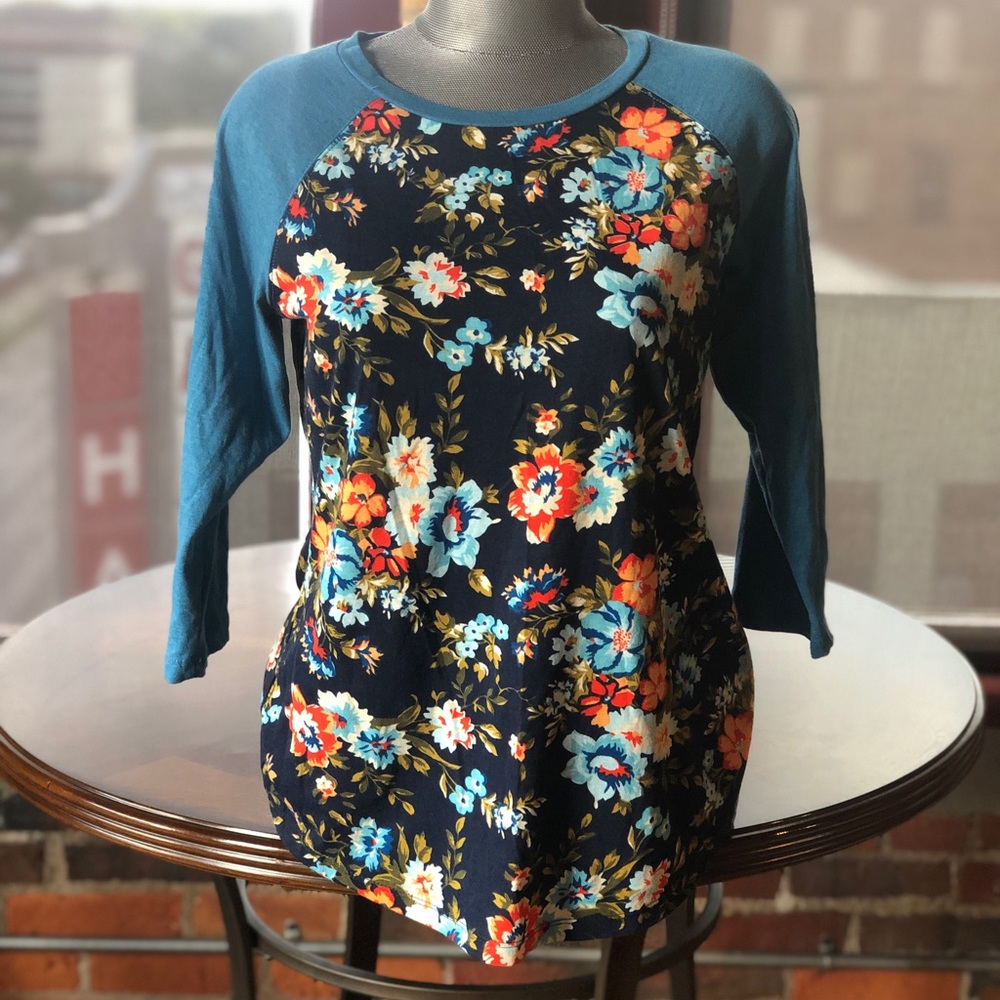 Bongo Floral Baseball tee